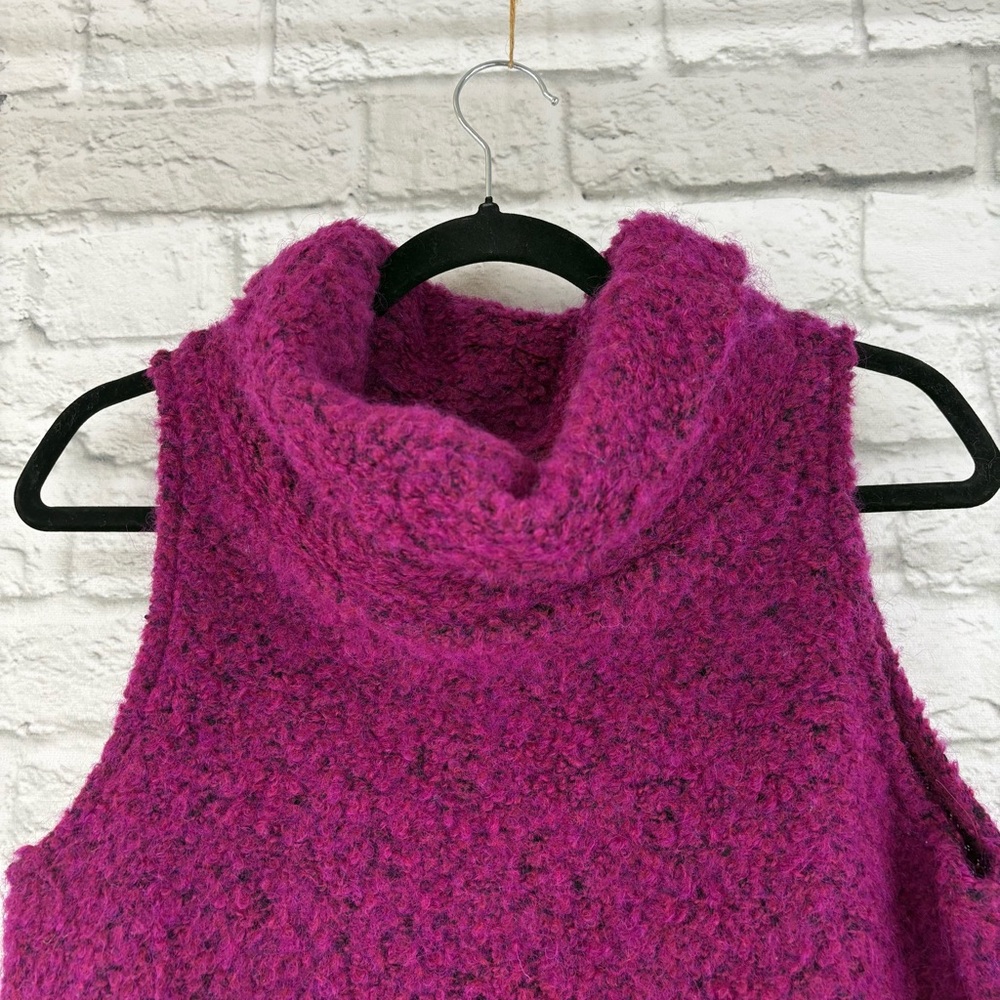 Bryn Walker Boucle Cowl Neck Wool Blend Sleeveless Sweater Small - Picture 2 of 14